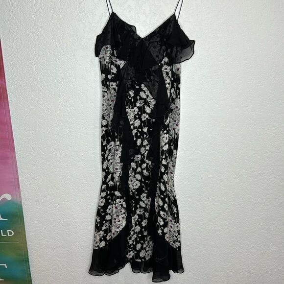 New Cinq à Sept Joelle Floral Silk Slip Dress Size 2 - Picture 2 of 16